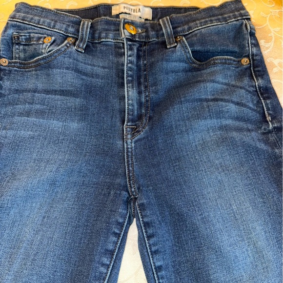 Pistola High Waisted Raw Hem Skinny Jeans - Picture 10 of 16